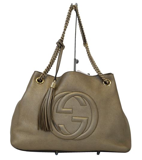 gucci tote bag with chain handle|gucci shoulder bag price.